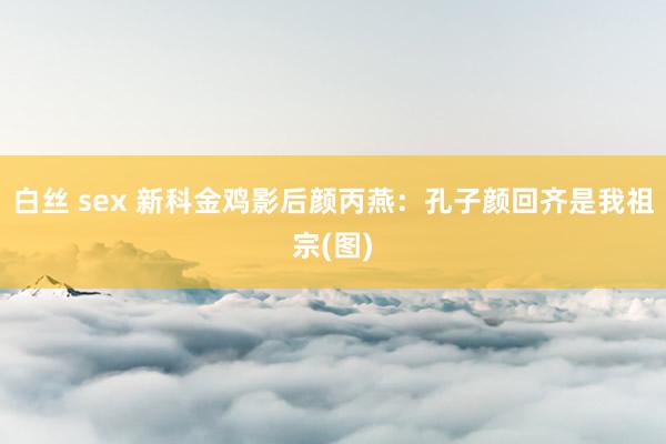 白丝 sex 新科金鸡影后颜丙燕：孔子颜回齐是我祖宗(图)